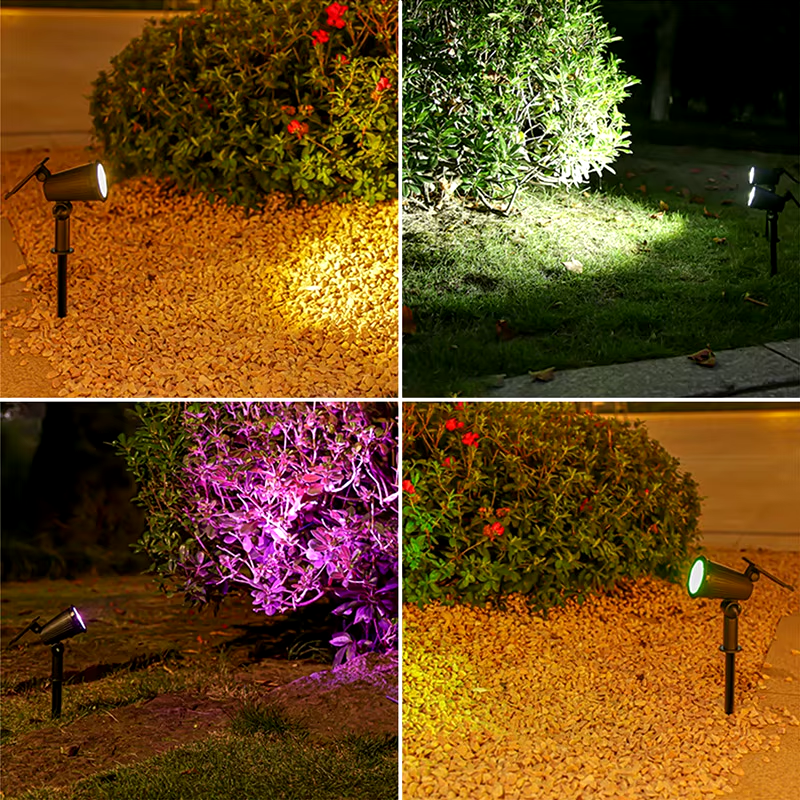 Luminária Solar Espeto para Jardim Com Brilho Ajustável  - IP65 à prova d'água -  EcoBeam