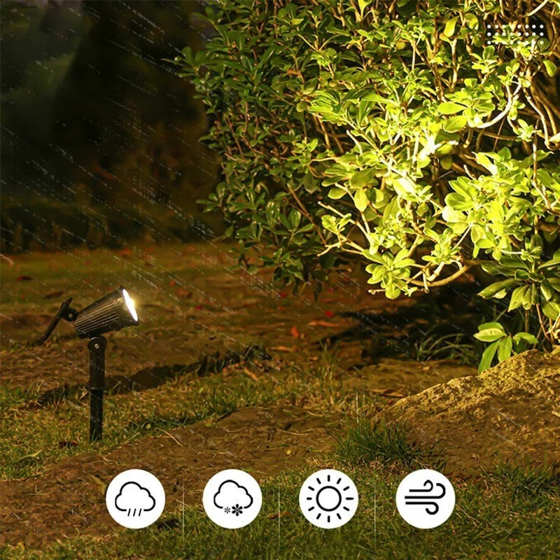 Luminária Solar Espeto para Jardim Com Brilho Ajustável  - IP65 à prova d'água -  EcoBeam
