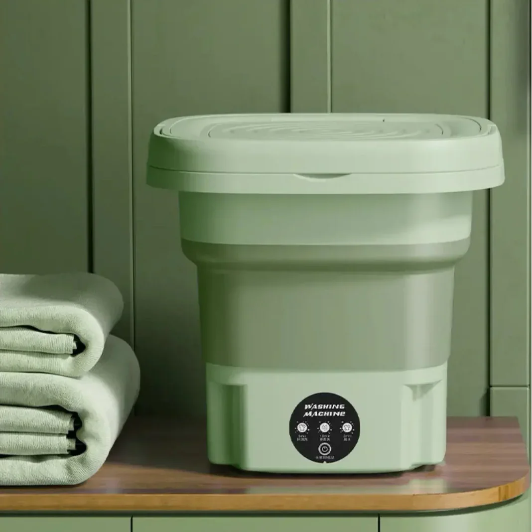 Mini Lavadora Portátil TurboClean 9L – Econômica e Compacta | Modern Casa