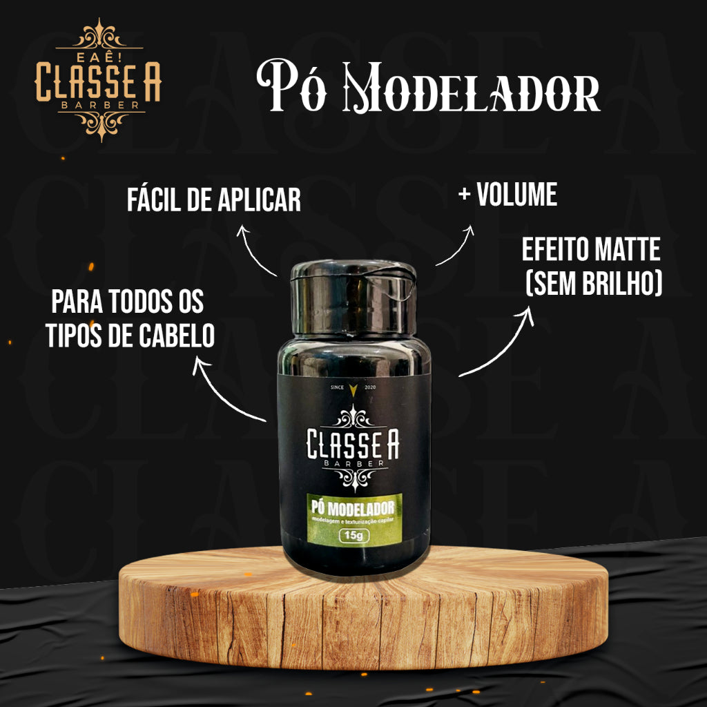 Pó Modelador Classe A 15g  Modela Penteados Efeito Matte Alta Fixação Profissional
