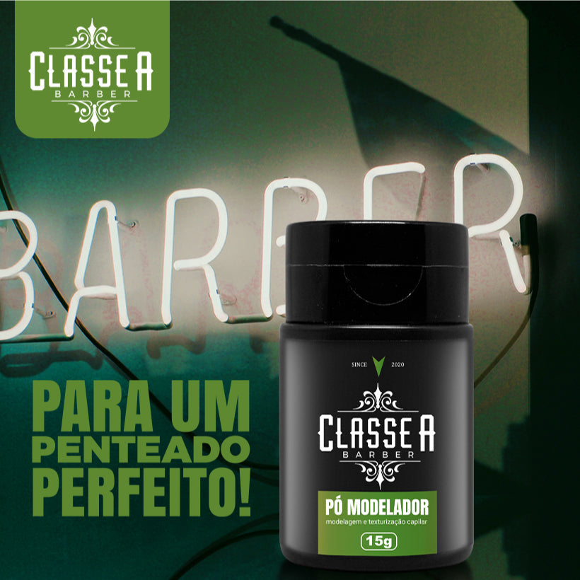 Pó Modelador Classe A 15g  Modela Penteados Efeito Matte Alta Fixação Profissional
